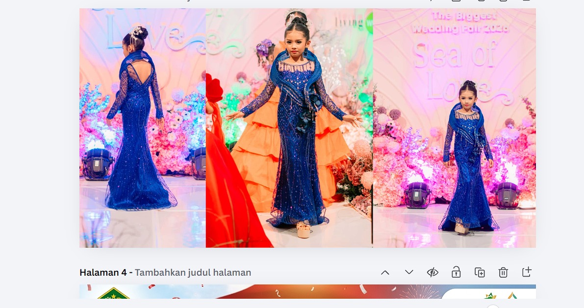 Unjuk Kebolehan di The Biggest Wedding Fair 2026, Shaqilla Azzahra Siswi SDN 001 Tembilahan Kota Tampil Memukau di Stage Catwalk