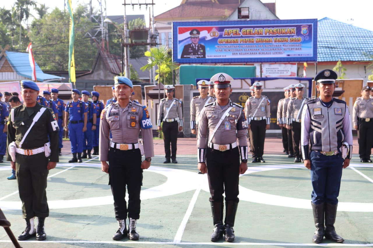 Pengendara siap-siap,mulai hari ini Polisi Ops Patuh Muara Takus di Tembilahan