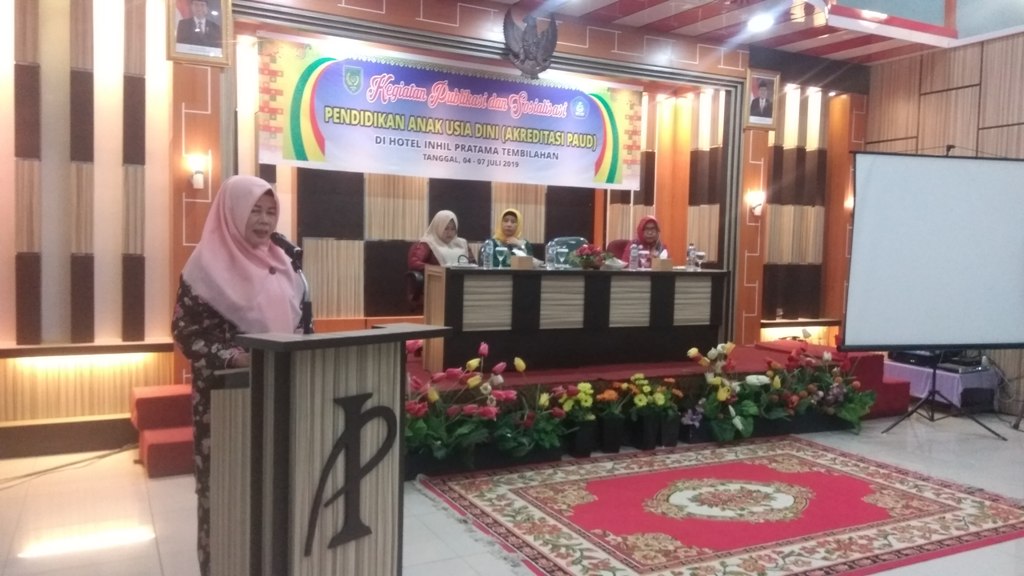 Disdik Inhil Gelar Publiaksi dan Sosialisasi Akreditasi Lembaga PAUD 2019