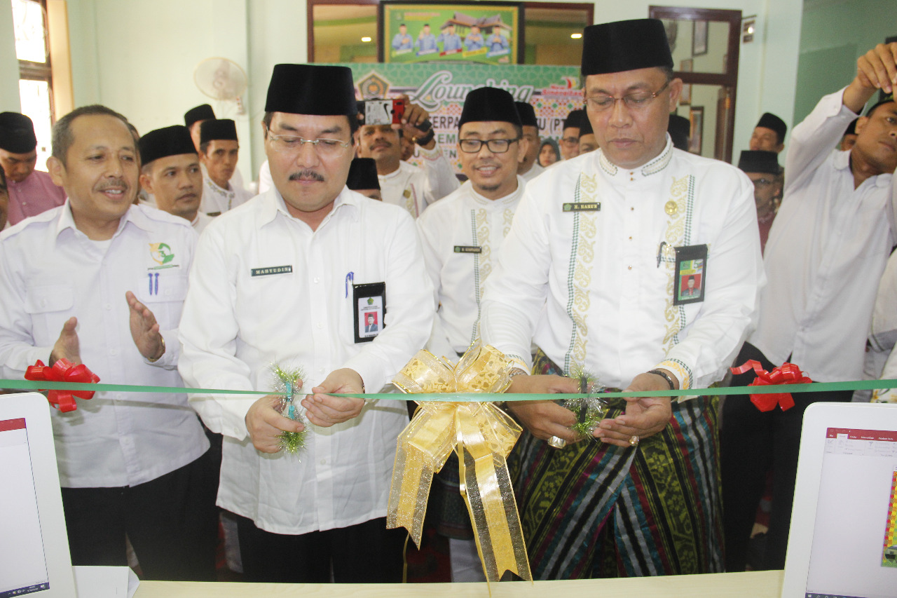 Kepala Kanwil Resmikan PTSP Kantor Kemenag Inhil