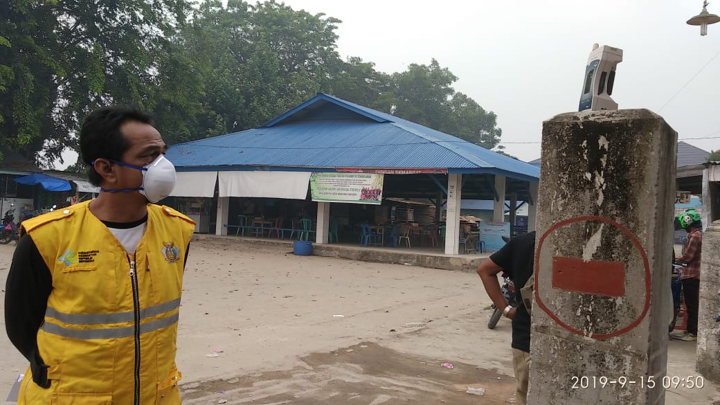 Kabut Asap Pekat, KKP Kelas III Tembilahan Terus Pantau Kualitas Udara