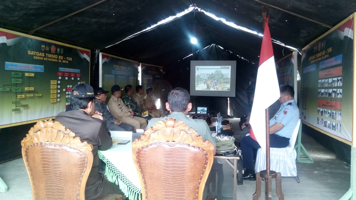 Sebelum Penutupan, Kodim 0314/Inhil Lakukan Pemaparan Terlebih Dahulu Kepada Danrem 031/WB.