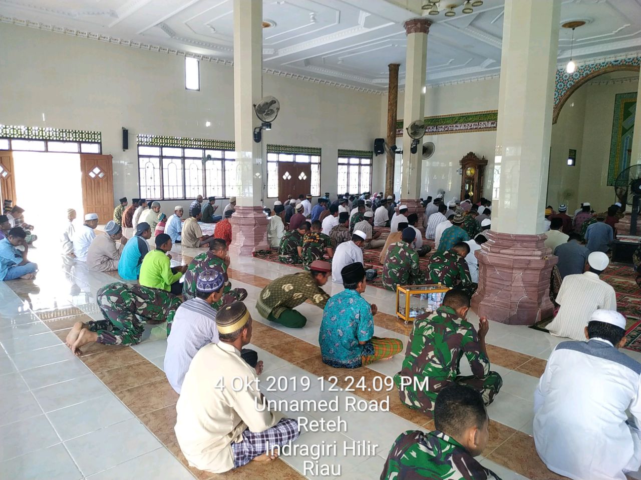 Danramil 07/Reteh: TMMD ke-106 Oke, Ibadah Yes