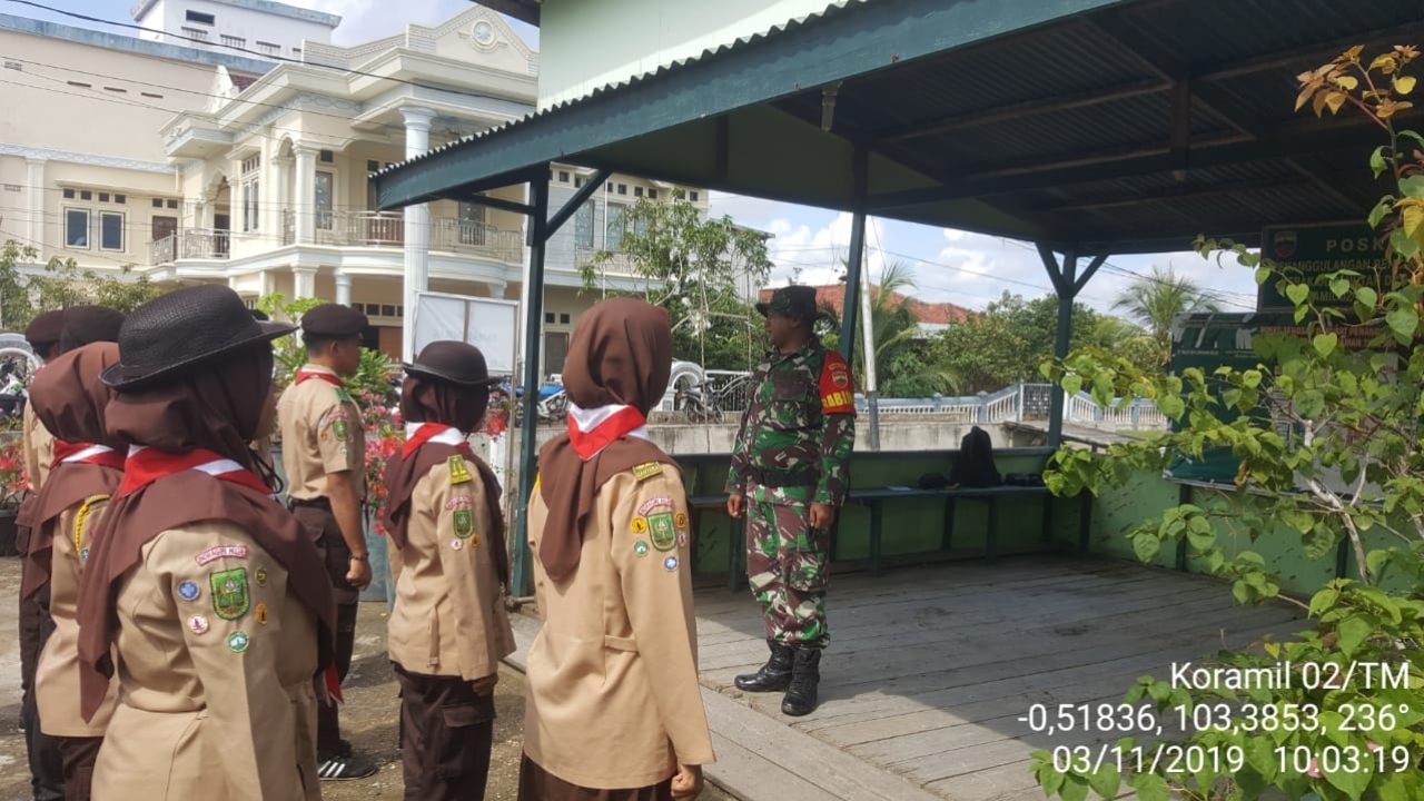 Menggelar Giat Melatih PBB anak pramuka