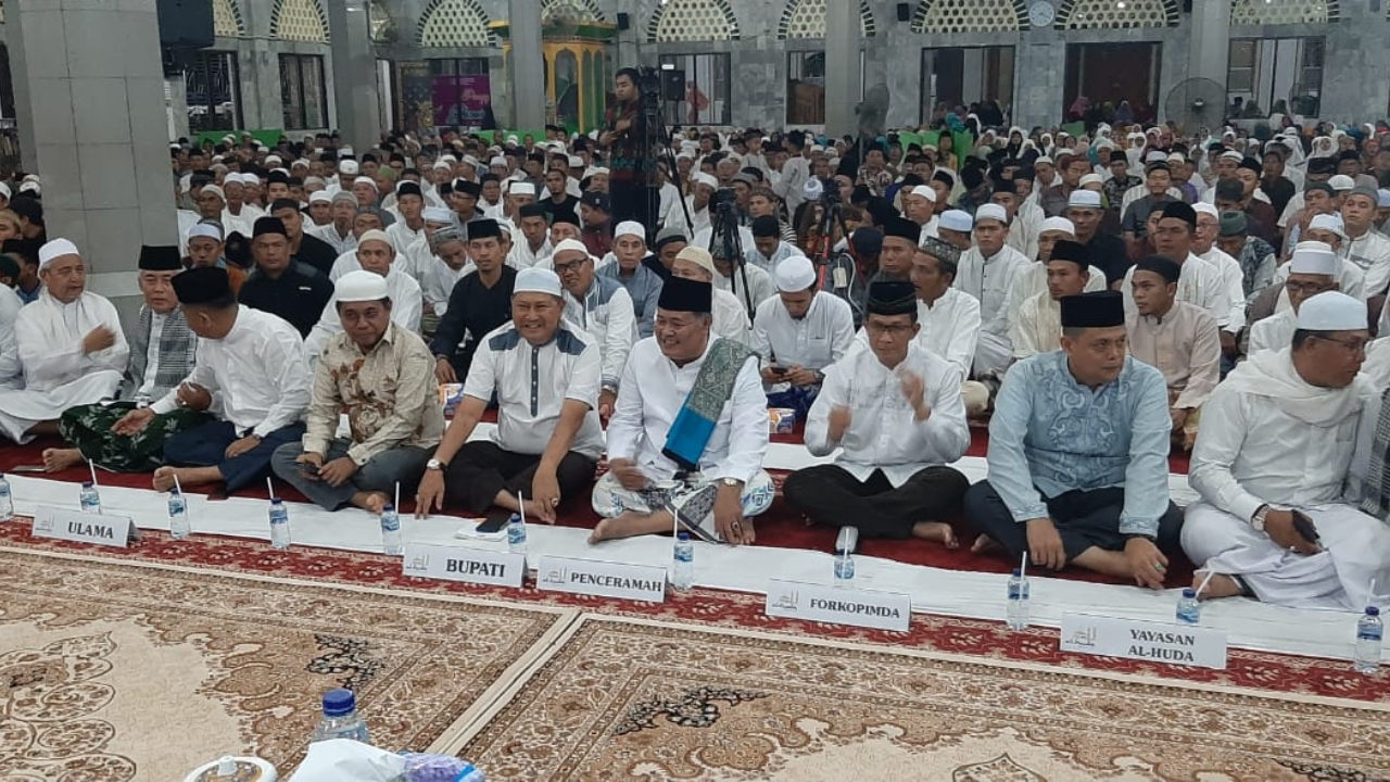 Dandim 0314/Inhil Letkol Inf Imir Faishal Menghadiri Maulid Nabi Besar Muhammad SAW