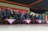 Dandim 0314/Inhil Letkol Inf Imir Faishal hadiri Upacara hari Pahlawan yang dilaksanakan di lapangan upacara Gajah Mada Tembilahan