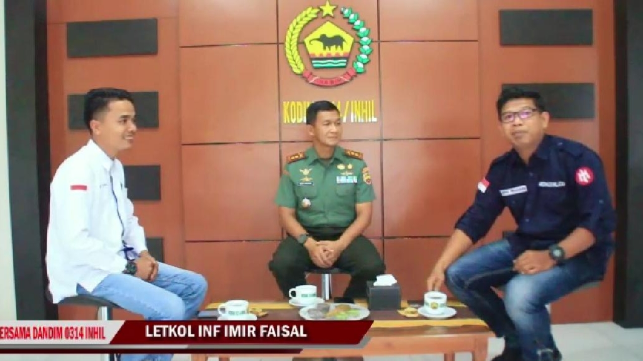 Dandim 0314/Inhil Letkol Inf Imir Faisal Menceritakan Sejarah ABRI Masuk Desa (AMD) berubah nama menjadi TNI Manunggal Membangun Desa (TMMD).