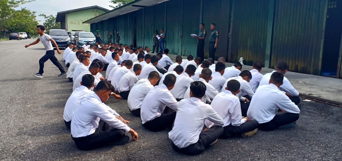 46 Orang Putra Kodim 0314 Inhil Lolos Masuk Pendidikan Catam