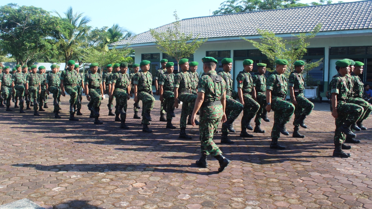 Kodim 0314/Inhil hari ini Melaksanakan Program Kegiatan Minggu Militer