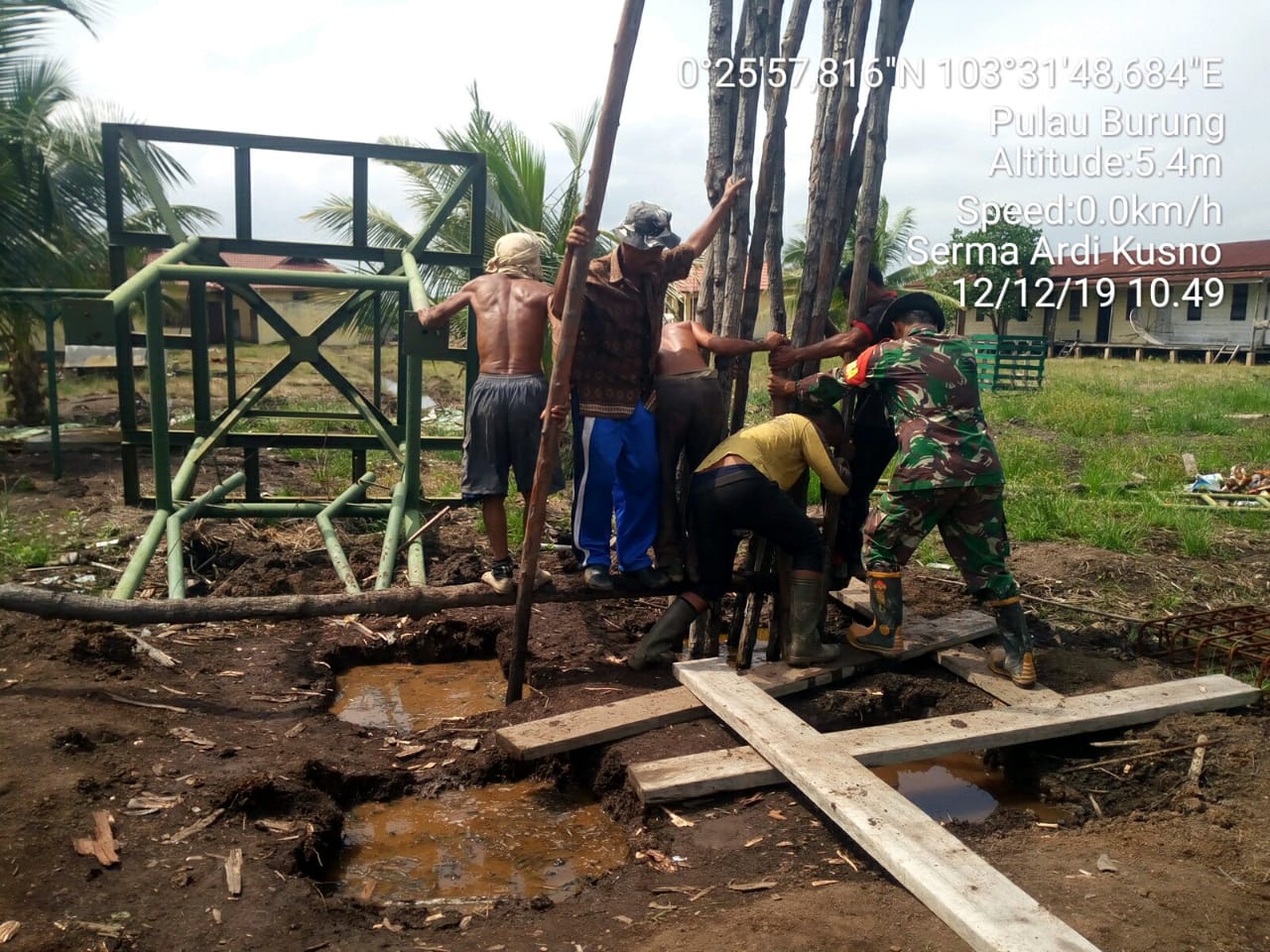 KORAMIL 11/PULAU BURUNG MENGADAKAN GORO & UPAYA MEMBENAHI PANGKALAN