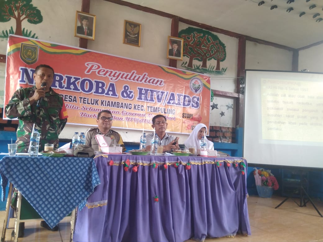 Serka Nuryadi, berikan Penyuluhan Pencegahaan Bahaya Narkoba dan HIV/AIDS