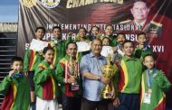 Wabup H.Syamsuddin Uti: Tim Karate TKC Inhil Patut di Baggakan Berhasil Menjadi Juara Umum 3 Internasional Championship SBY Cup Ke-16