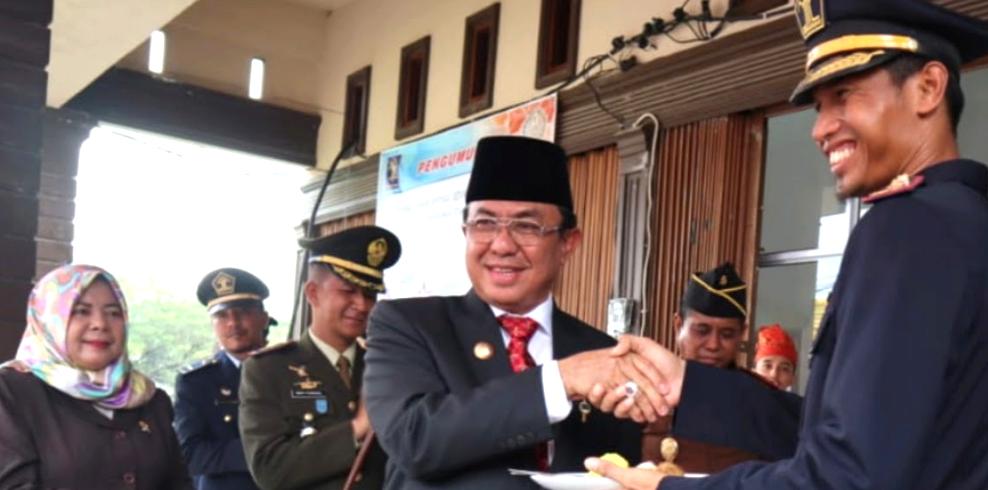 Bupati Inhil Pimpin Upacara Hari Bakti Keimigrasian Ke-70 Tahun 2020