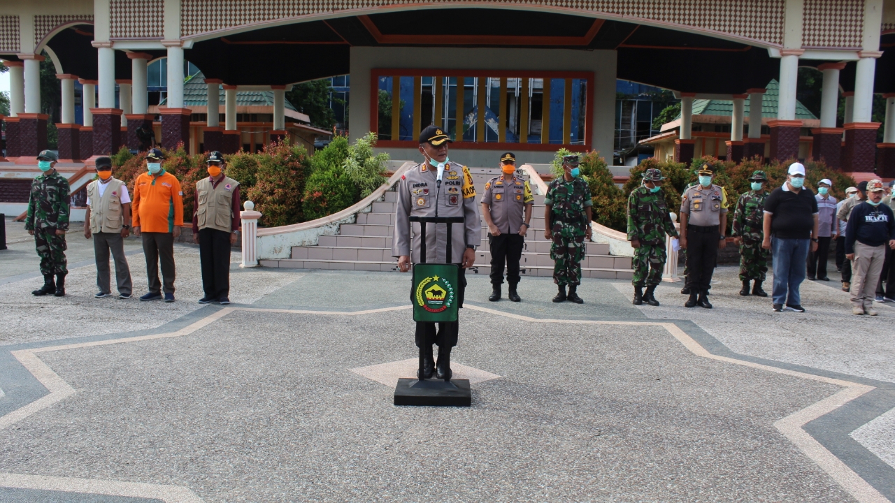 Penyemprotan Disinfektan dalam rangka percepatan penanganan virus Corona (Covid 19)