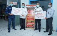 Tim Gugus Tugas Penanggulangan Pencegahan Covid-19 Kabupaten Terima Bantuan dari Bank BNI