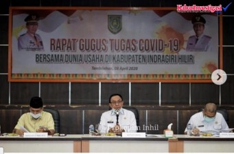 Bupati HM Wardan Pimpin Rapat Bersama Pelaku Usaha Dan Perbankan