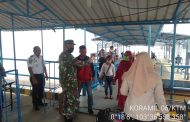 Babinsa Koramil 06/Kateman tetap semangat melaksanakan Pengawasan di Pelabuhan