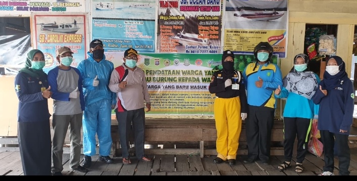Kepdes Pulau Burung Tidak Mendukung Pembuatan Posko dalam rangka Mencegah Virus Corona