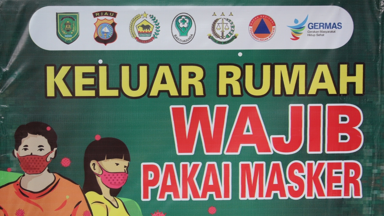 Himbauan Peringatan Terkait Kewajiban Penggunaan Masker Bagi Masyarakat Inhil Guna Memutus Rantai Penularan Covid-19