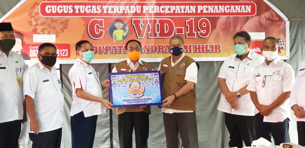 Bupati Inhil Apresiasi Bantuan OPD dan Korpri Guna Penanganan Covid-19