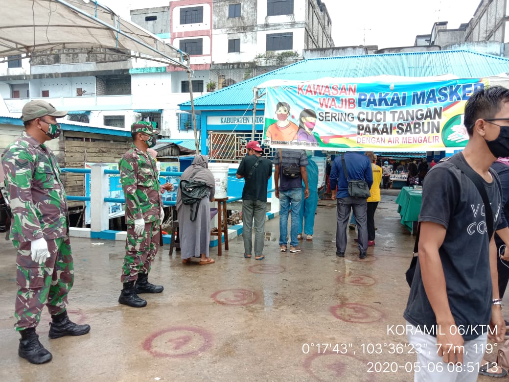 *Babinsa Koramil 06/ Kateman melaksanakan Pam Larangan Arus Mudik Lancang Kuning serta pengecekan dan pengawasan percepatan Penanggulangan dan Pencegahan Virus Covid - 19*