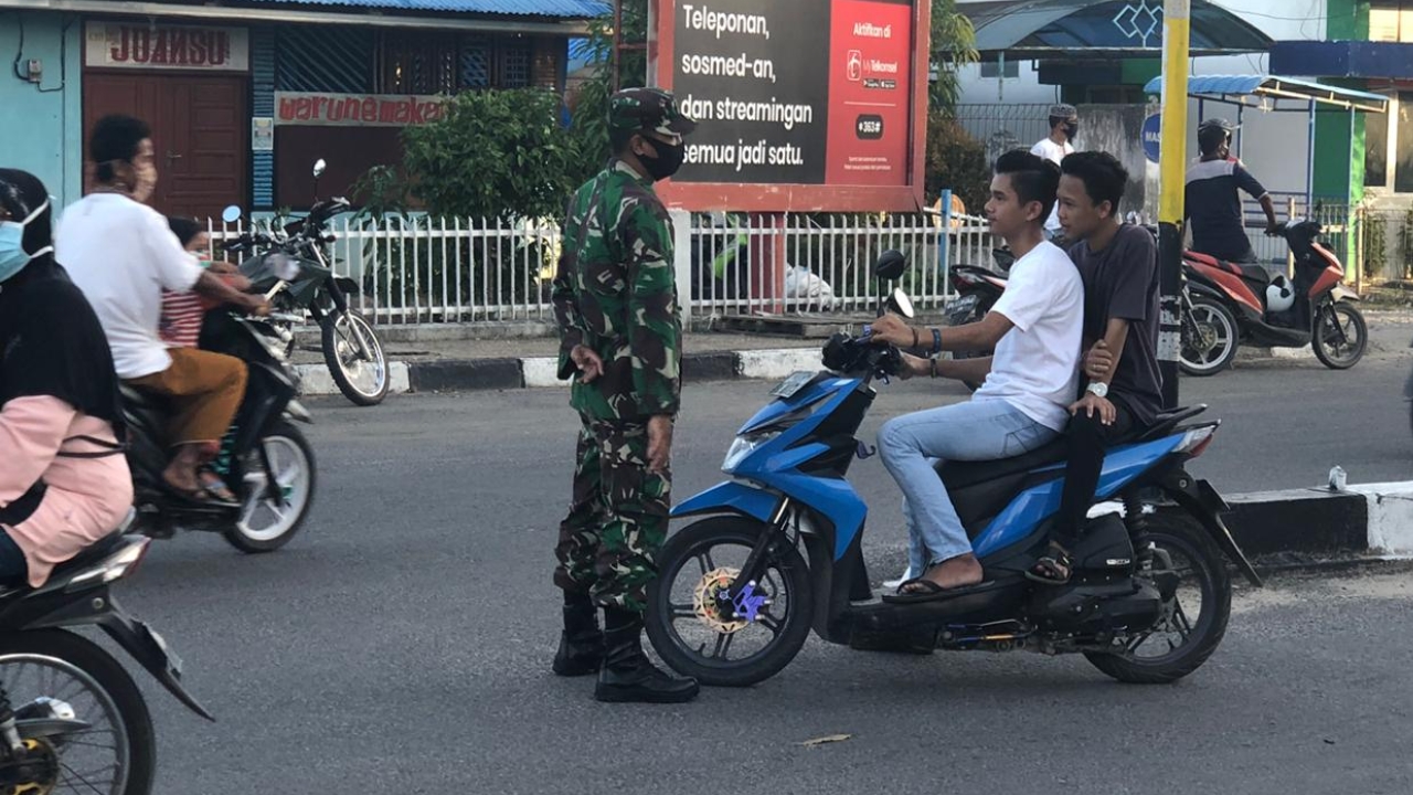 Melakukan Pencegahan Penyebaran Covid-19 di Kabupaten Inhil Dengan Terus Melakukan Penertiban Penggunaan Masker