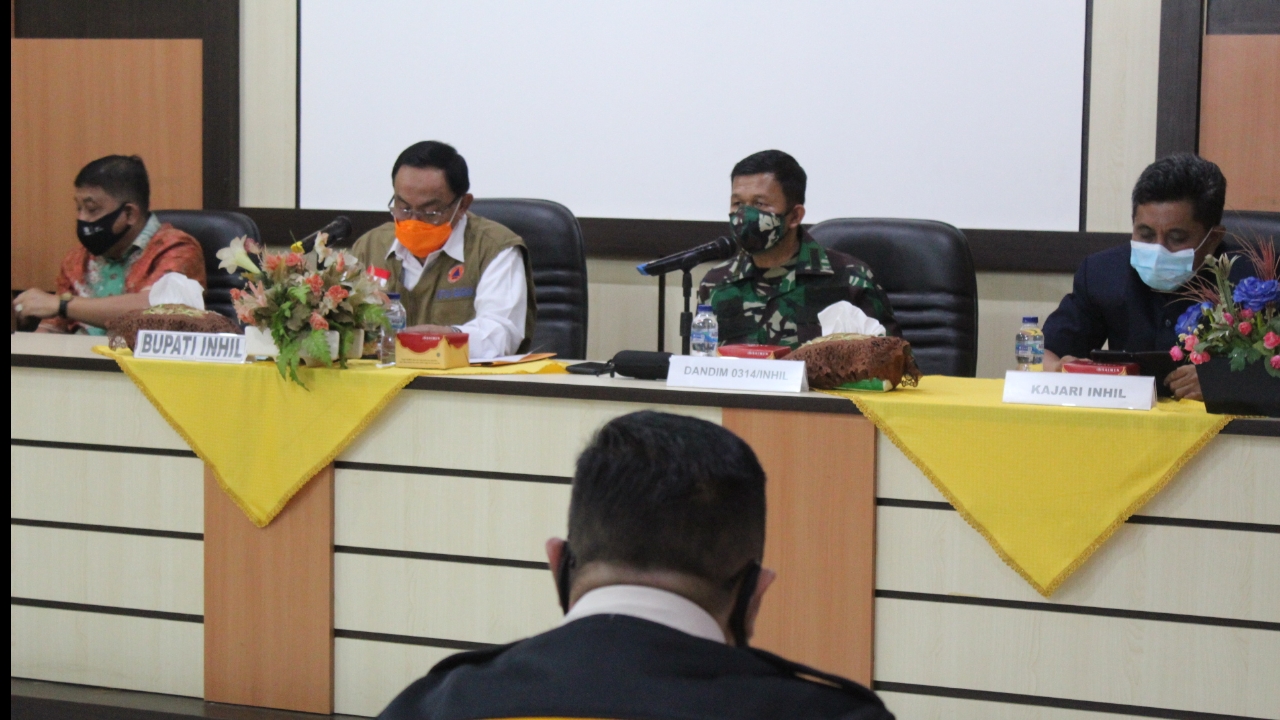 Rapat Persiapan Menghadapi Fase New Normal Dimasa Pandemi Virus Covid-19 Diwilayah Kab. Inhil