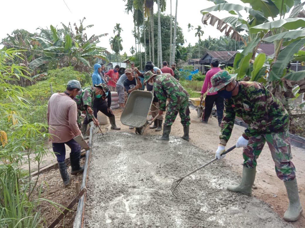 *Pra TMMD Imbangan Kodim 0314/Inhil Hampir Selesai*