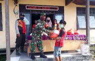*Serka Sasmito dampingi penyaluran Bantuan sembako ADD dan BLT DD di Desa Jerambang Kec Gaung*