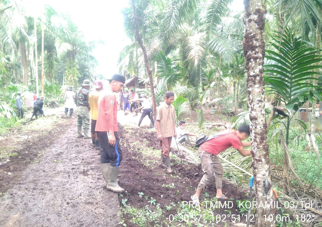 *Meski baru Pra TNI Manunggal Masuk Desa,Namun Antusia Warga sangat tinggi membantu*