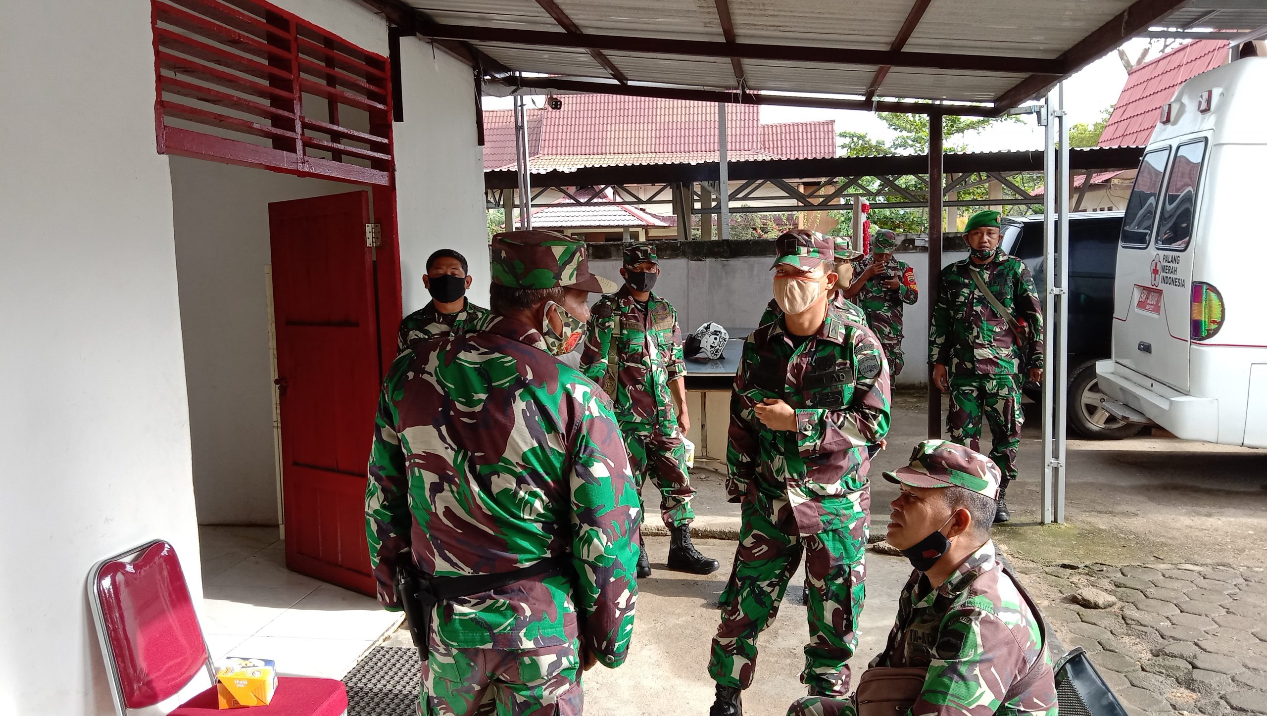 *Danramil Jajaran Kodim 0314/Inhil berperan serta dalam Bakti Sosial Donor Darah HUT Kodam 1 Bukit Barisan*