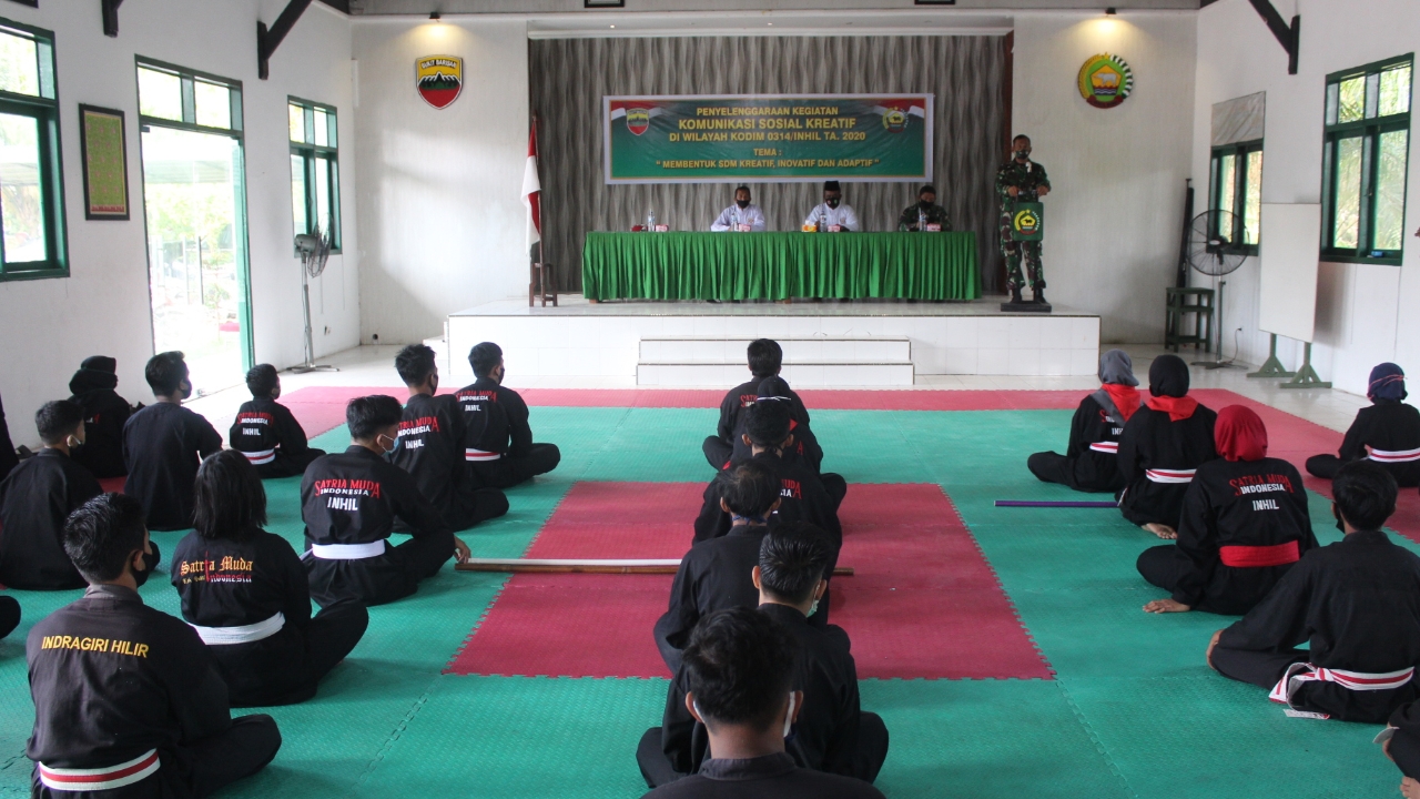 Kasdim 0314/Inhil Buka Turnamen seni Beladiri Pencak Silat secara utuh