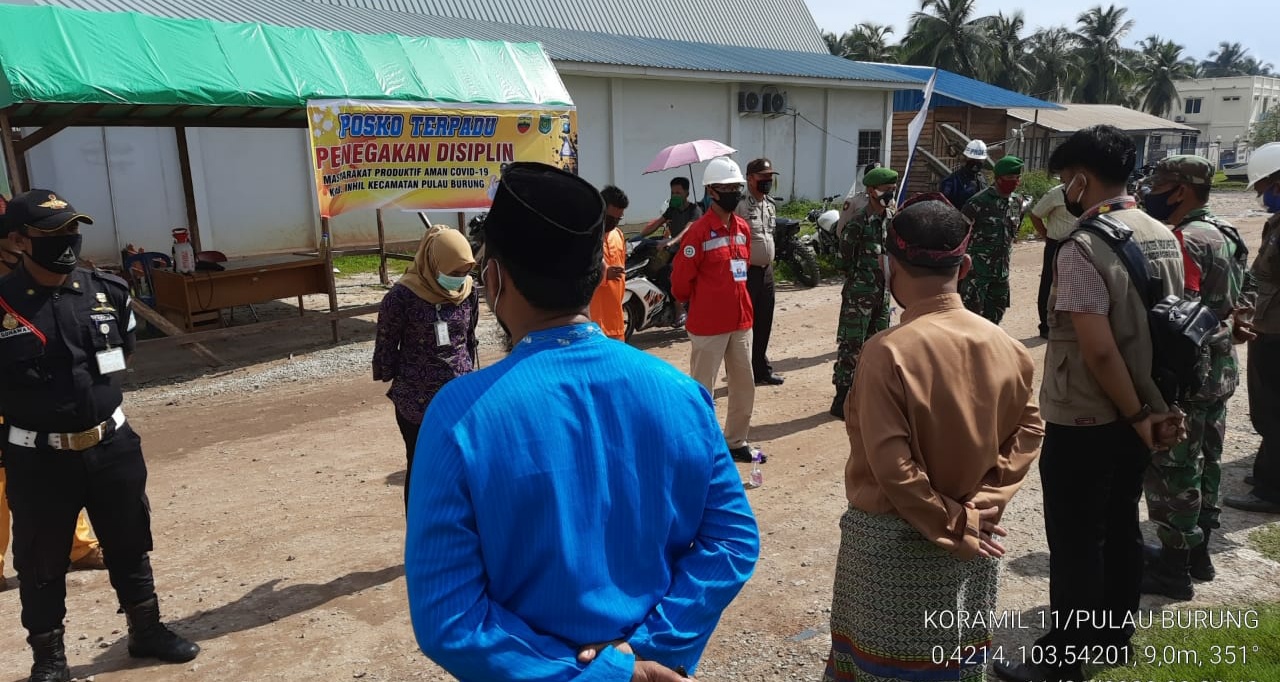 Koramil 11/Pulau Burung Kembali Perkuat Upaya Antisipasi Dini Pencegahan Penyebaran Corona