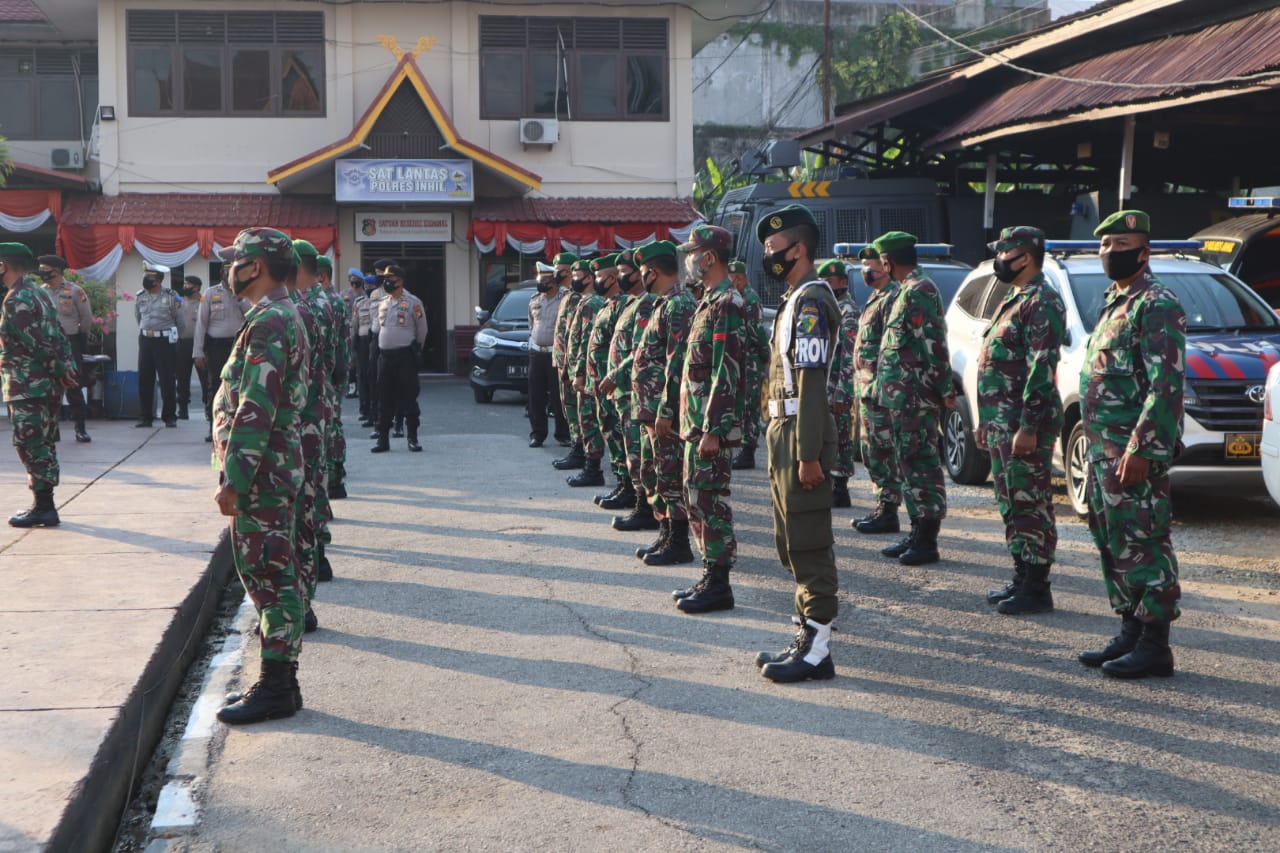 Menyambut Idul Adha 1441 H Polres dan Kodim Inhil Sinergi Laksanakan Pengamanan