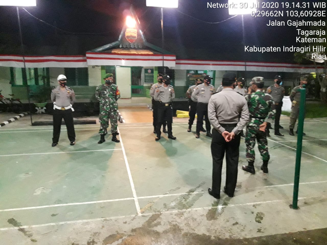 Malam Takbiran dijadikan Malam Himbauan Covid -19 di Kecamatan Kateman