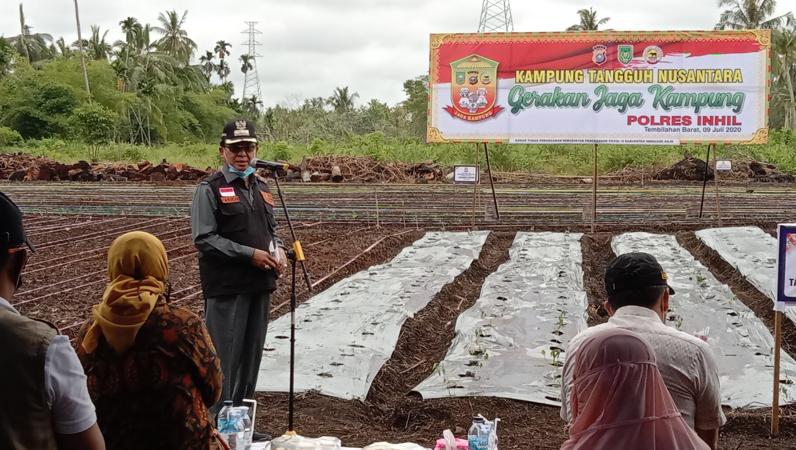 Hari ini Bupati Inhil Resmikan Kampung Tangguh Nusantara