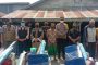 Sertu Sugeng dampingi penyaluran BST di Desa Idaman Kec Gaung Anak Serka.