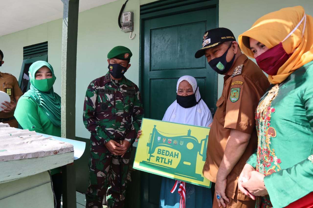 Dandim 0314/Inhil bersyukur program bedah rumah RTLH rampung