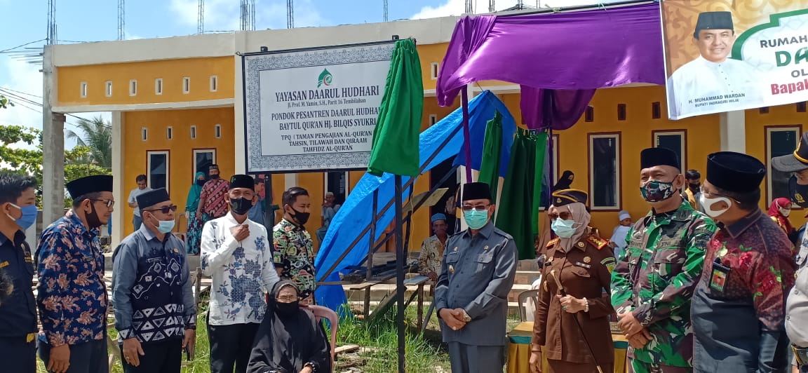 Bupati Inhil Resmikan Rumah Tahfiz dan Ponpes Daarul Hudhari Tembilahan