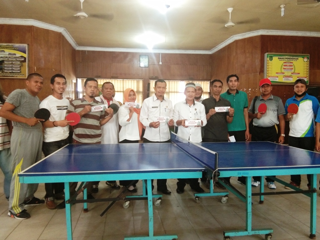 Amanah Umroh Cabang Tembilahan Sponsori Turnamen Tenis Meja Disdik Inhil 2020