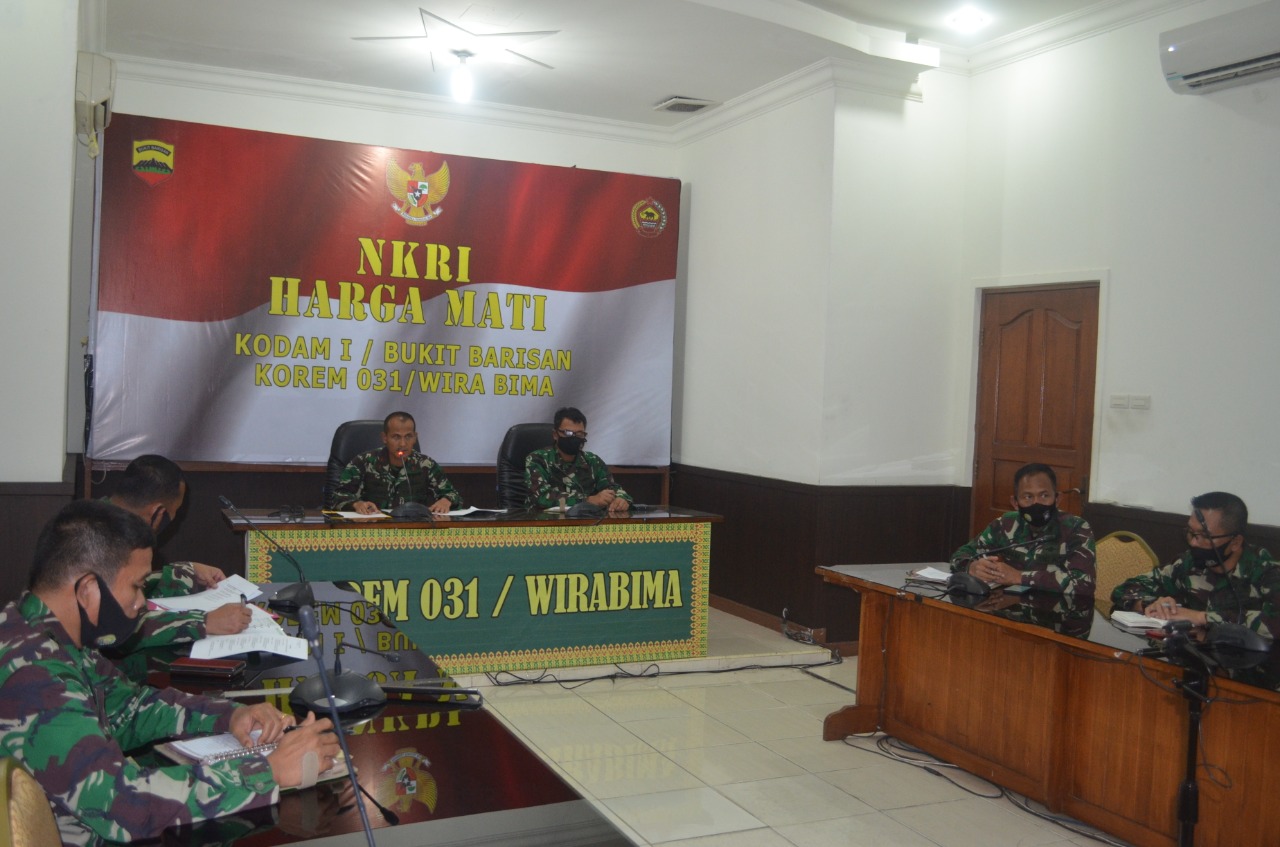 Danrem 031/WB Siap Sukseskan Pilkada Serentak Riau 2020