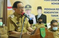 Pemkab Inhil Gelar Rapat Sosialisasi Peraturan Mendagri No 64 Tahun 2020 Secara Virtual