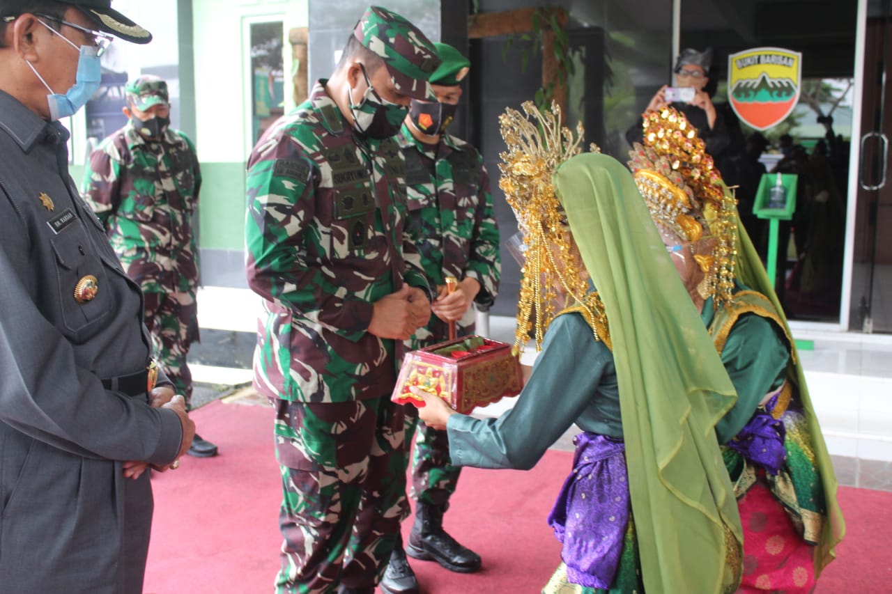 Waaster Kasad Brigjen TNI Sugiyono Kunker ke Inhil