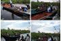 Personil kodim dan polres Inhil bersama Warga Gotong Royong Skala Besar