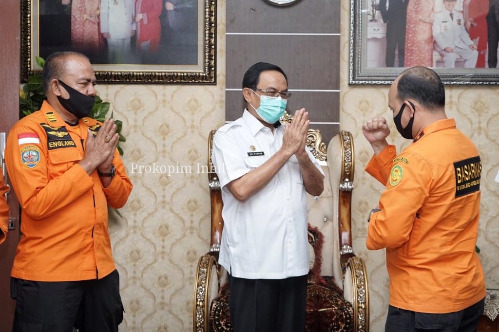 Bupati Inhil HM Wardan Terima Kunjungan Basarnas Pekanbaru