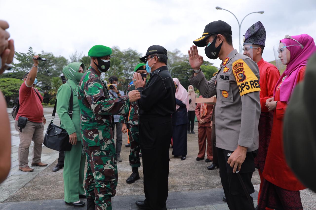 Kapolres Inhil Sambut Kunker Danrem 031/Wirabima