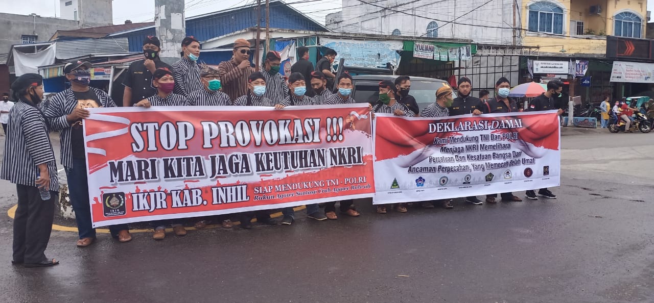 Kompak Paguyuban di Inhil Giat Pengamanan Stop Provokasi ,Mari Kita Jaga Keutuhan NKRI