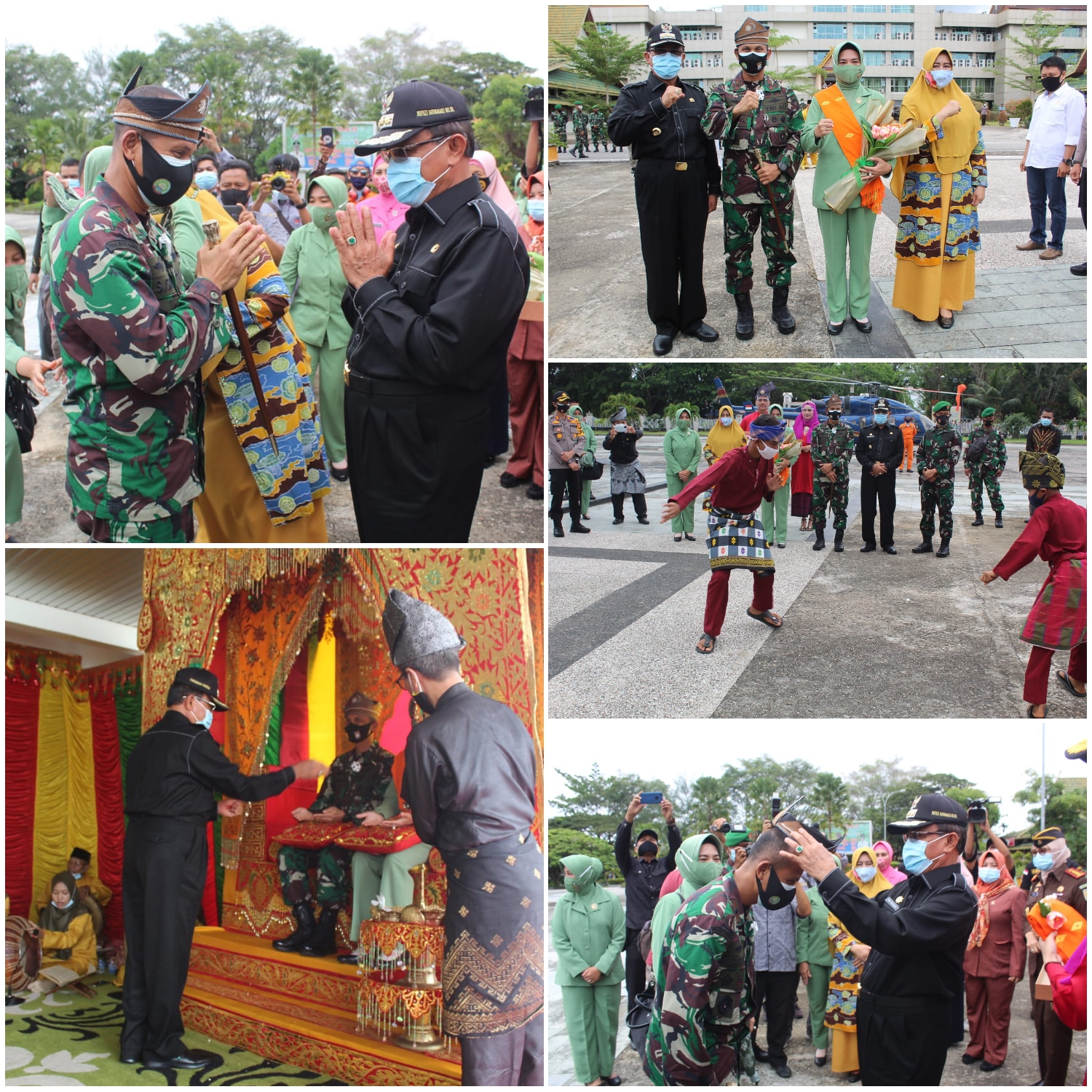 Kunjungan kerja Danrem 031/Wirabima Ke Bumi Sri Gemilang