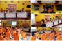 anggota Kodim 0314/Inhil bersama anggota Babinsa Koramil 01/Tembilahan dan Polres Inhil rutin melakukan bagi bagi masker gratis di pintu-pintu masuk Masjid At-Taqwa,