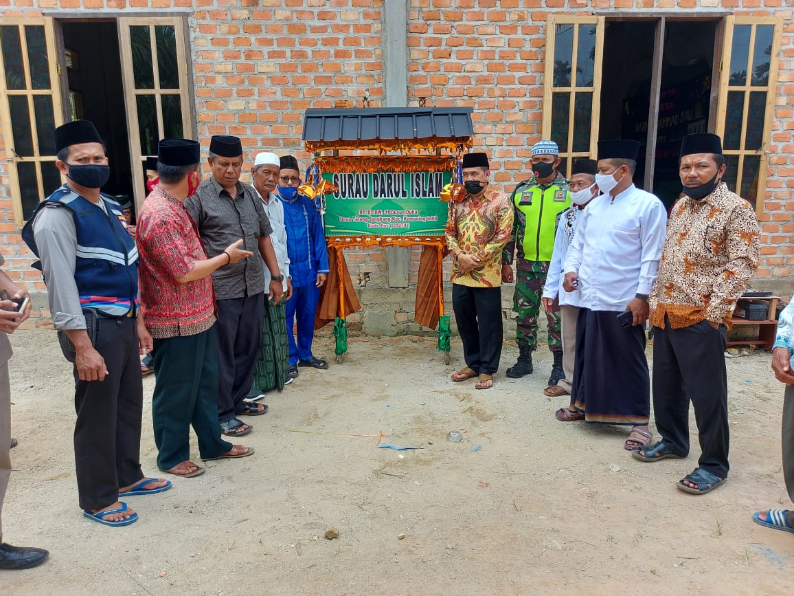 Surau Darul Islam diresmikan secara simbolis Penggunaannya Oleh Ketua DPRD Inhil